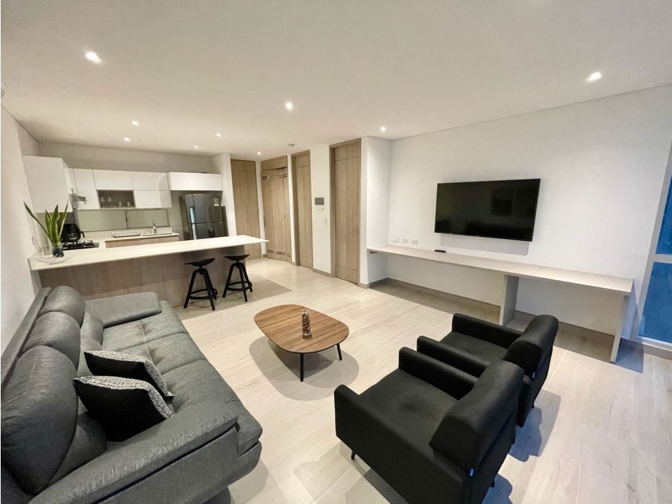 SE ARRIENDA MODERNO APARTAMENTO CON EXCELENTE UBICACION