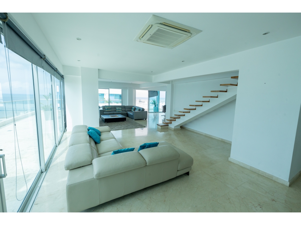 SE VENDE LUJOSO PENTHOUSE EN ZONA NORTE DE CARTAGENA