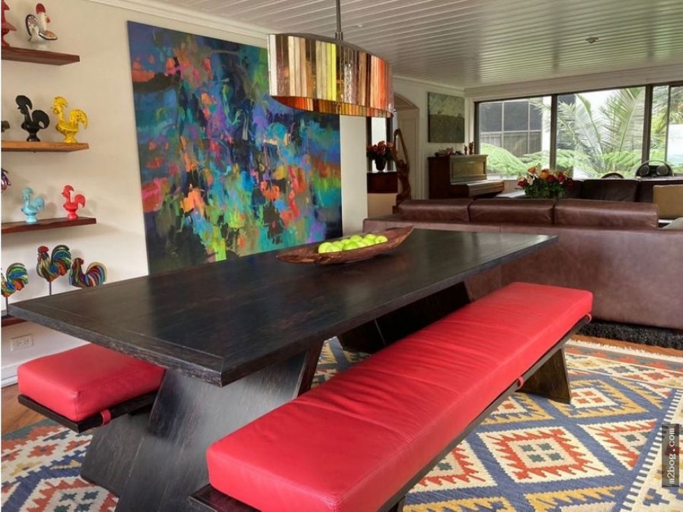 Bogota vendo apartamento remodelado chico alto area 273 mts — foto 3
