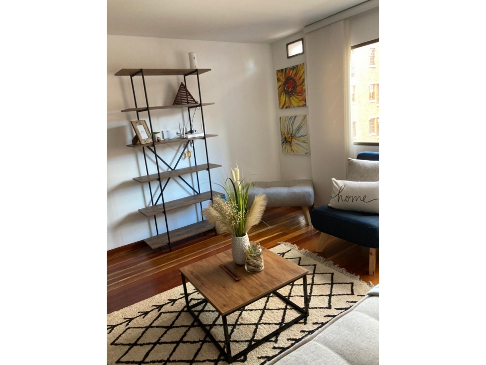 Bogota alquiler apartaestudio en Calleja Alta 60 mts