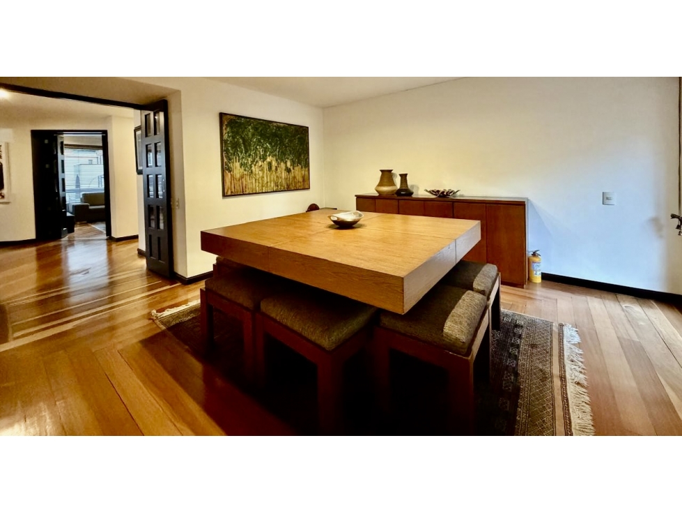 Bogota alquiler apartamento en el Nogal 220 mts