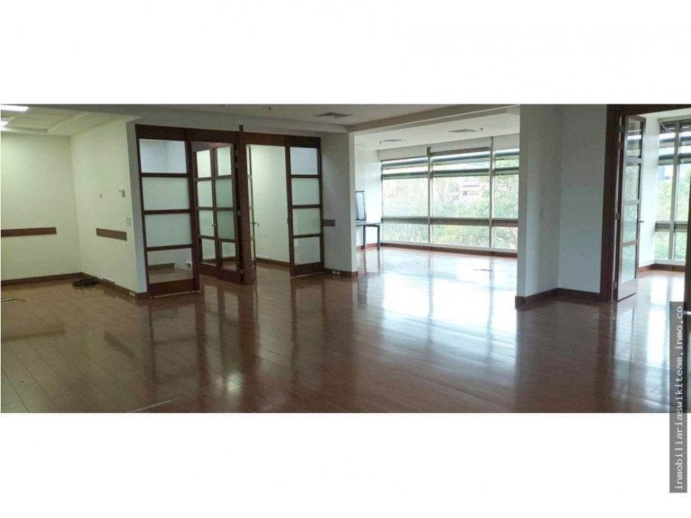 Bogota arriendo oficina en chico area 280 mts