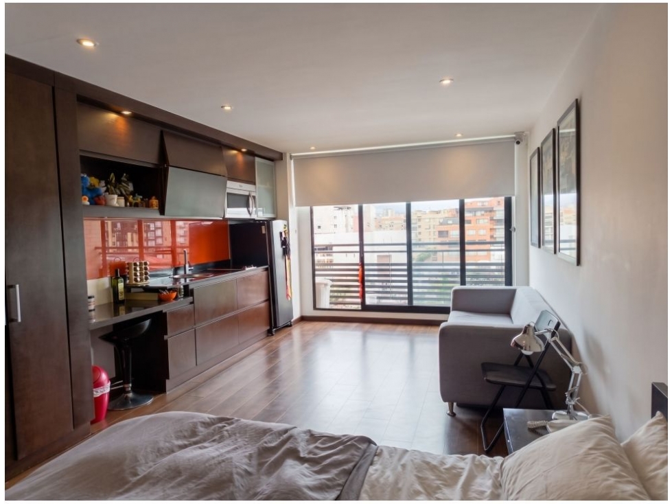 Bogota vendo apartaestudio tipo loft santa barbara 38 mts