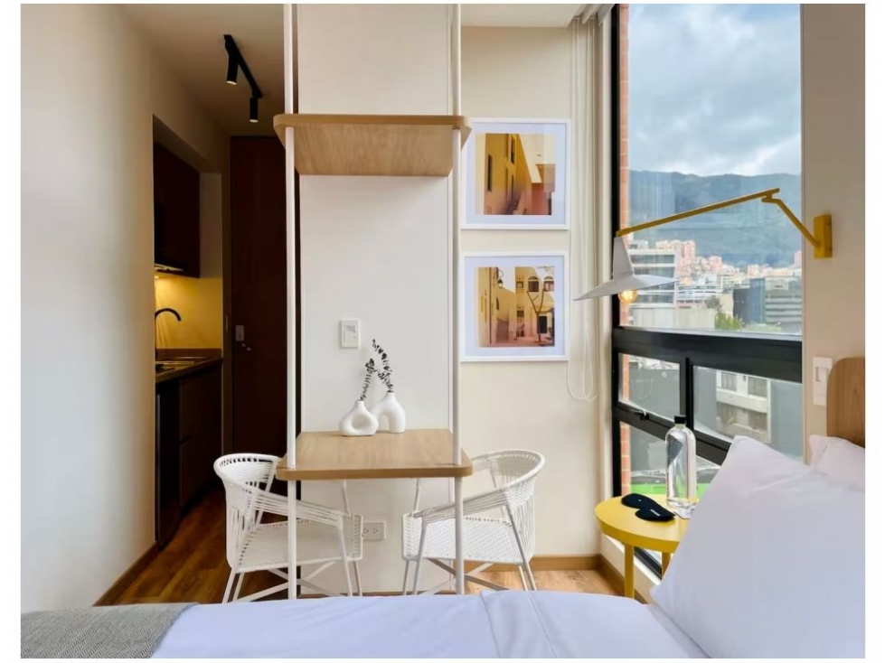 Bogota alquiler apartaestudio amoblado en chico 20 mts — foto 3