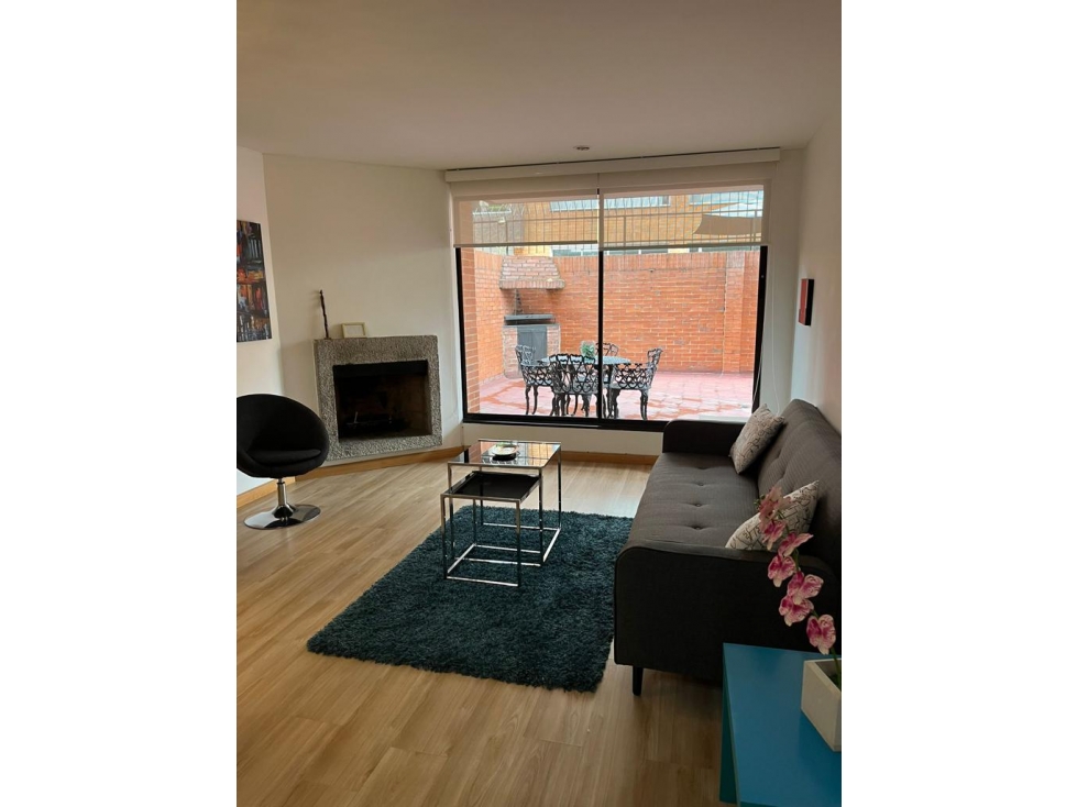Bogota alquiler apartaestudio en Santa Bárbara 62.28 mts