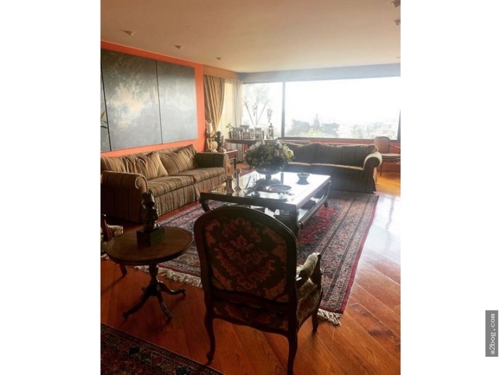 Bogota vendo apartamento en rosales area 400 mts