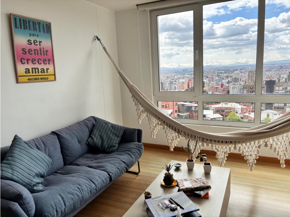 Bogota venta apartaestudio en chapinero alto 53 mts