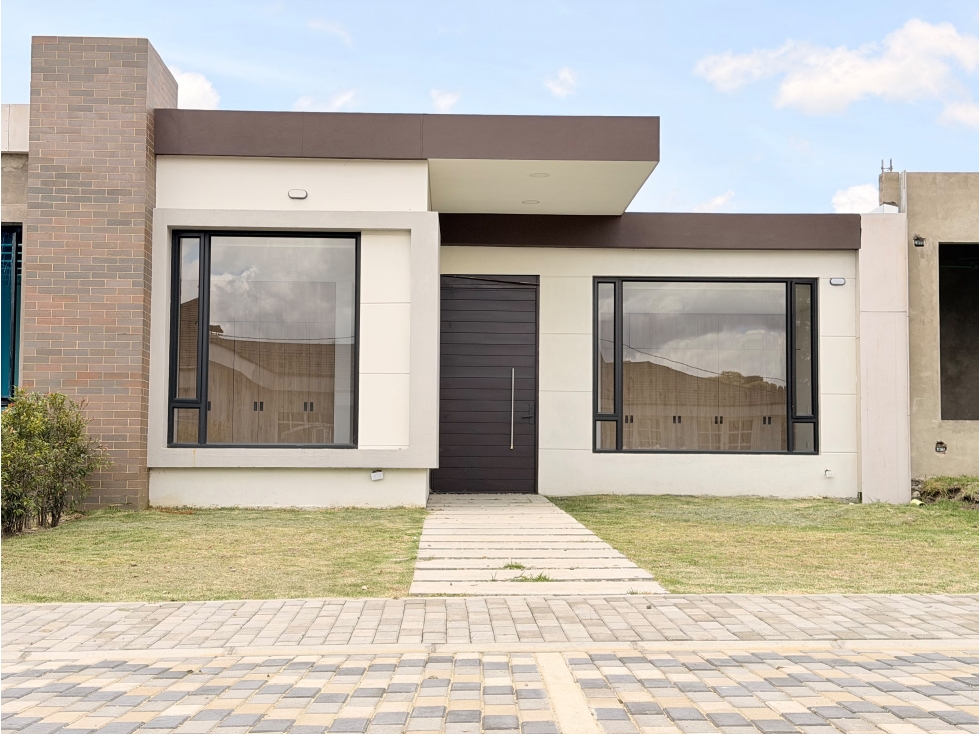 Proyecto Casas cota campestres de un piso