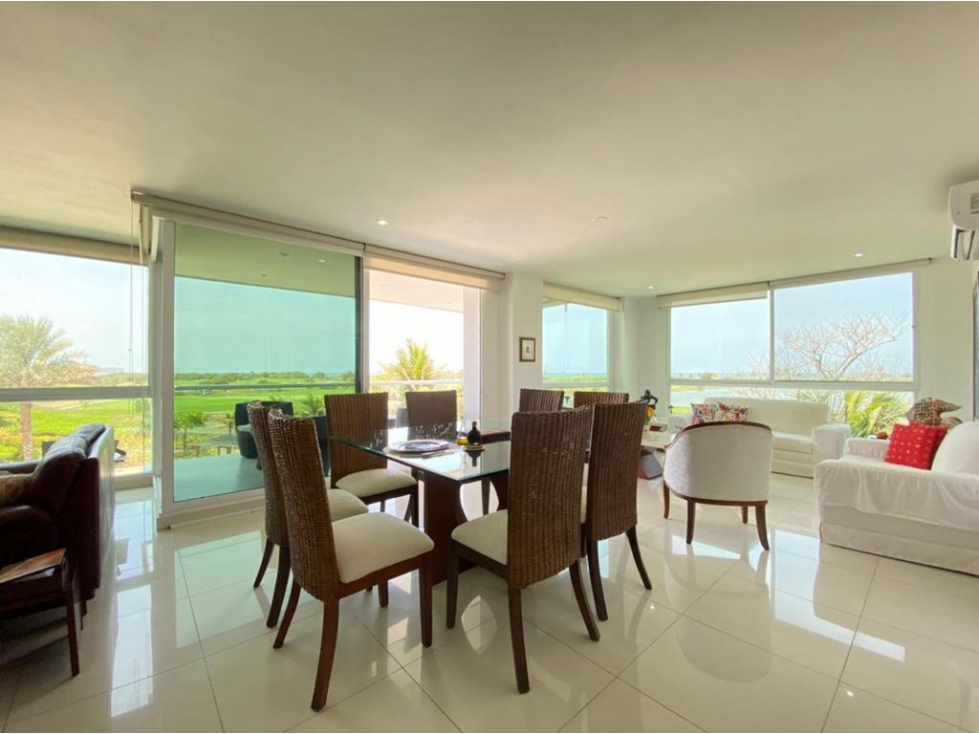 APARTAMENTO ESQUINERO KARIBANA 3 ALCOBAS GOLF BEACH CARTAGENA — foto 6