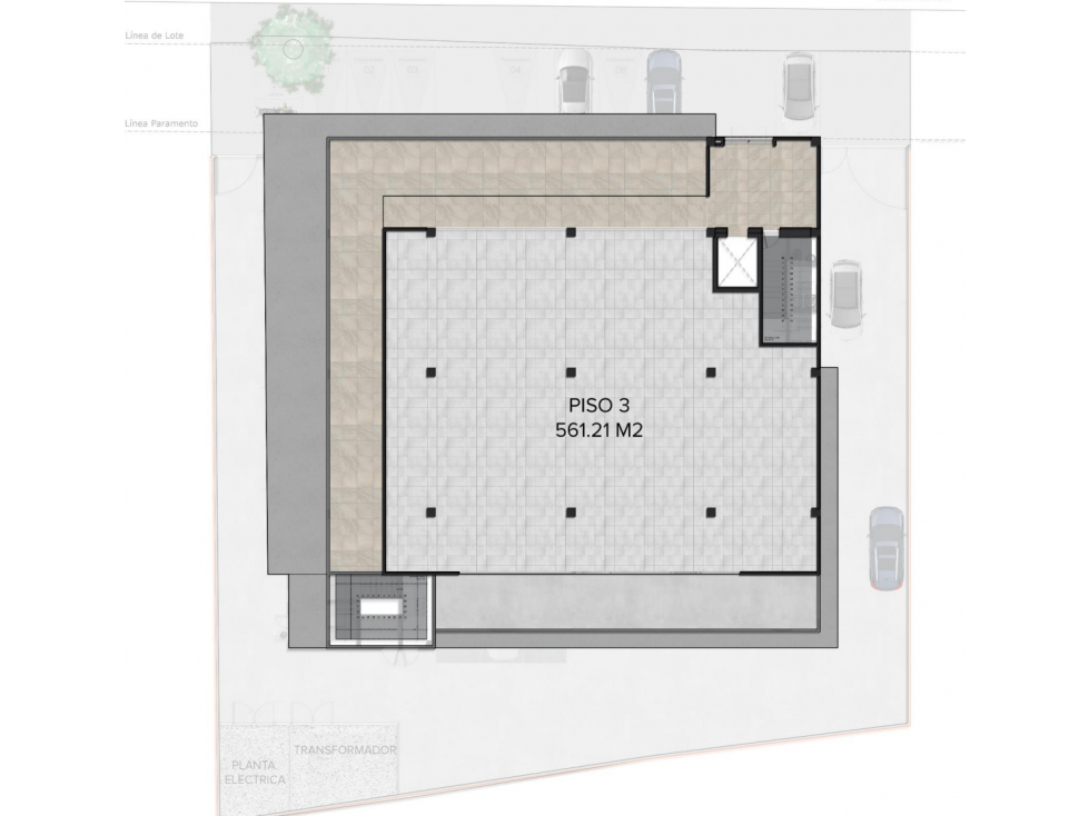 EDIFICIO ALQUILA PISO 3 AREA 750 M2 - CIUDAD JARDÍN — foto 4