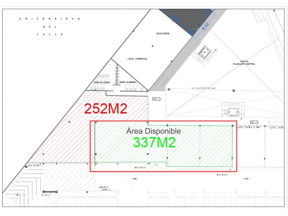LOCAL COMERCIAL Y/O CORPORATIVO 337 m2 EN ALQUILER AVENTURA PLAZA CALI — foto 2