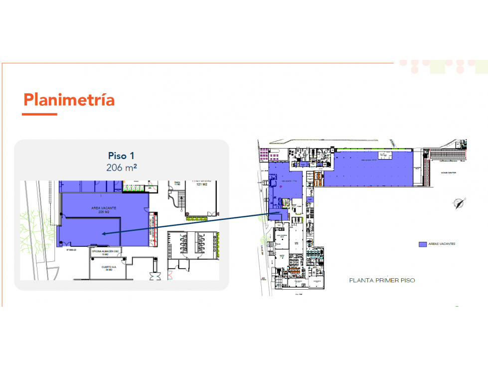 OFICINA 206 m2 EN ALQUILER EN CENTRO EMPRESARIAL CARVAJAL SANTA MONICA — foto 3