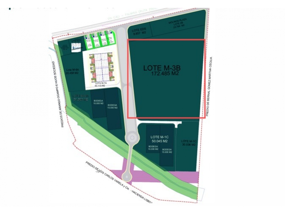 VENDE LOTE / TERRENO DE 172.485 M2 PARQUE INDUSTRIAL VIA PALMIRA — foto 5