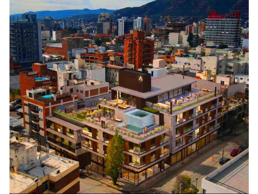 VENTA DEPARTAMENTO EN CARLOS PAZ CENTRO EN CONSTRUCCIÓN CALIDAD - 1