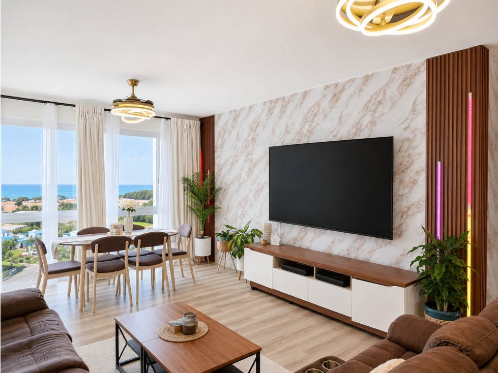 ¡Lujoso apartamento con vista al mar en Playa Blanca! — foto 4