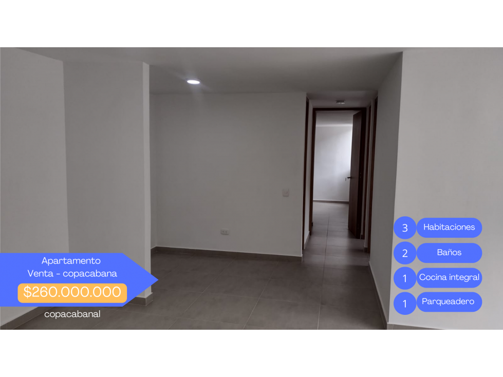 Apartamento en venta - Torre del Bosque, Copacabana — foto 2
