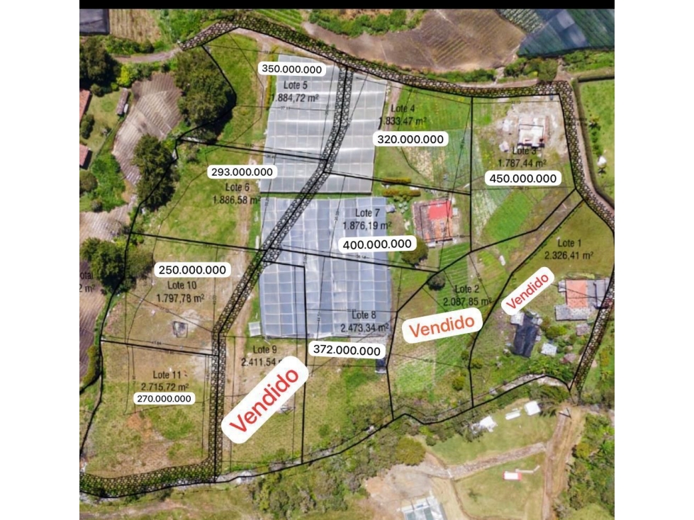 lote en venta en el carmen de viboral