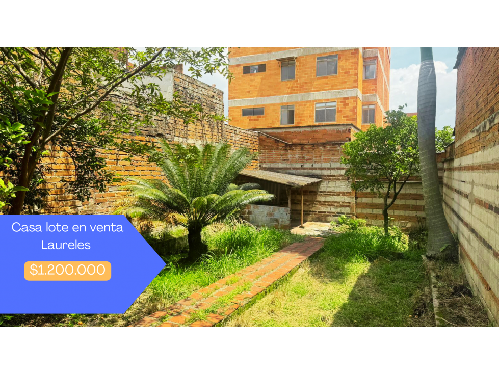 Casa lote en venta laureles