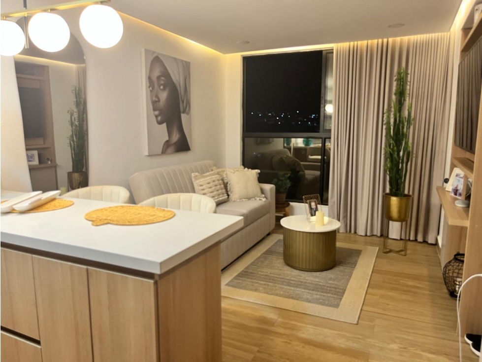 ARRIENDO APARTAESTUDIO AMOBLADO MODERNO BARRIO PAMPALINDA