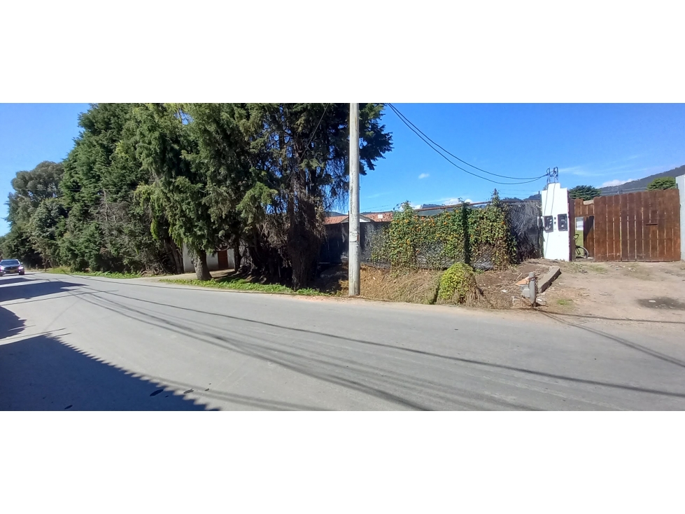 VENDO EXCELENTE CASA LOTE PARA PROYECTO CHIA FAGUA