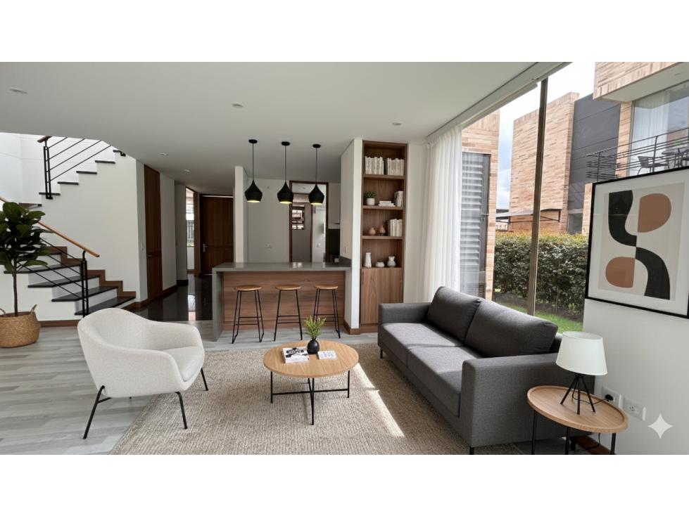 VENTA MODERNA CASA EN CAJICA CONJUNTO CLUB HOUSE — foto 3