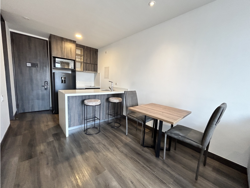 VENTA APARTAESTUDIO DE LUJO AMOBLADO EN CHICO