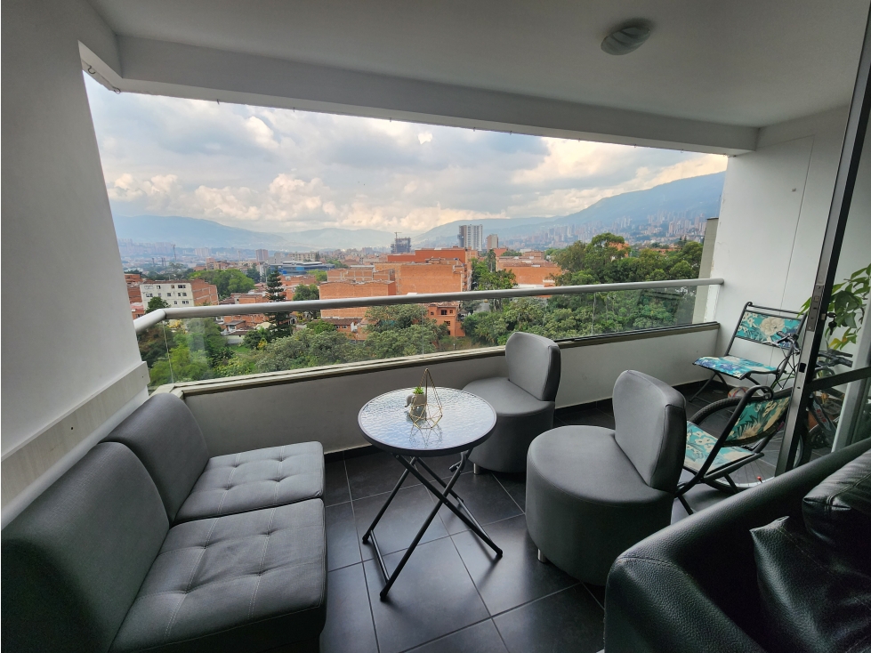 VENTA APARTAMENTO EL OASIS- ENVIGADO, PISO ALTO, VISTA CIUDAD — foto 4