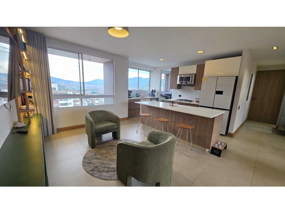VENTA PENTHOUSE CON TERRAZA EN CASTROPOL - POBLADO, VISTA ABIERTA. — foto 3