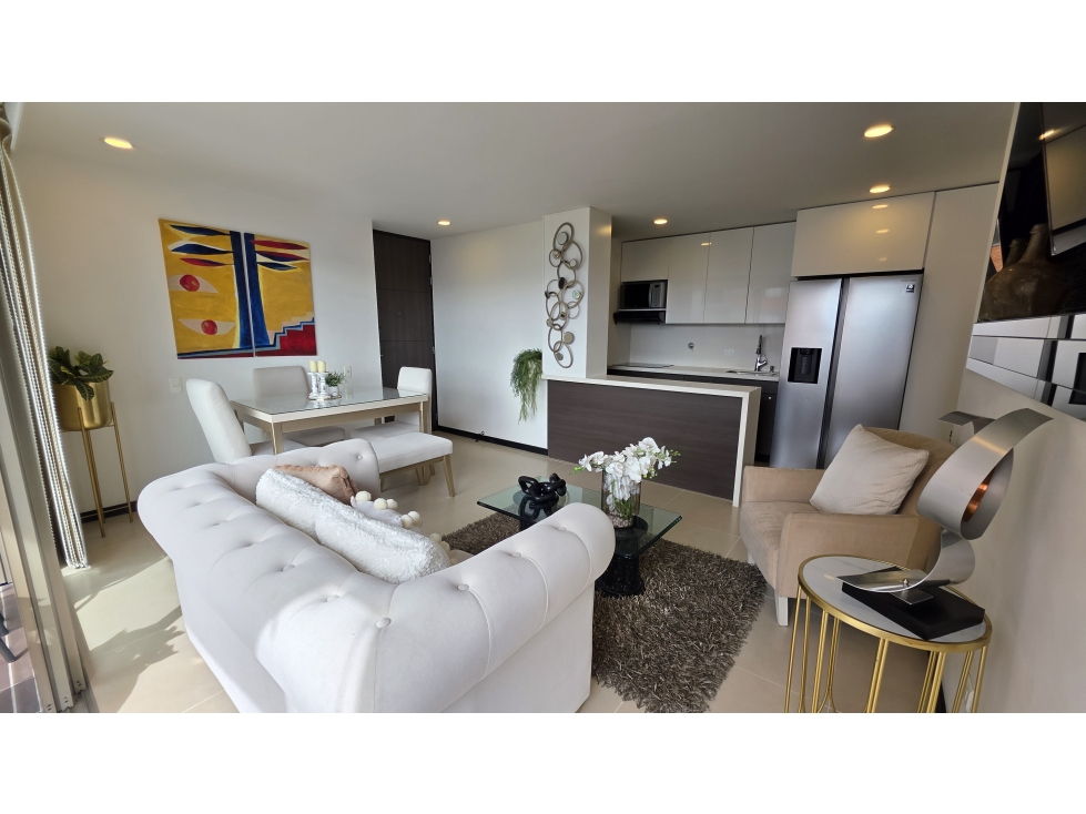 VENTA APARTAMENTO AMOBLADO EN ALTOS DEL POBLADO,PISO ALTO VISTA CIUDAD — foto 5