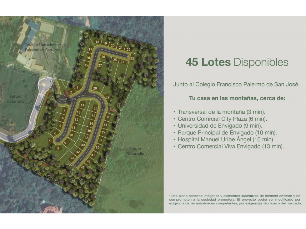 VENTA LOTE EN PARCELACIÓN EL ESCOBERO PARTE BAJA/ENVIGADO ENTREGA 2027 — foto 5