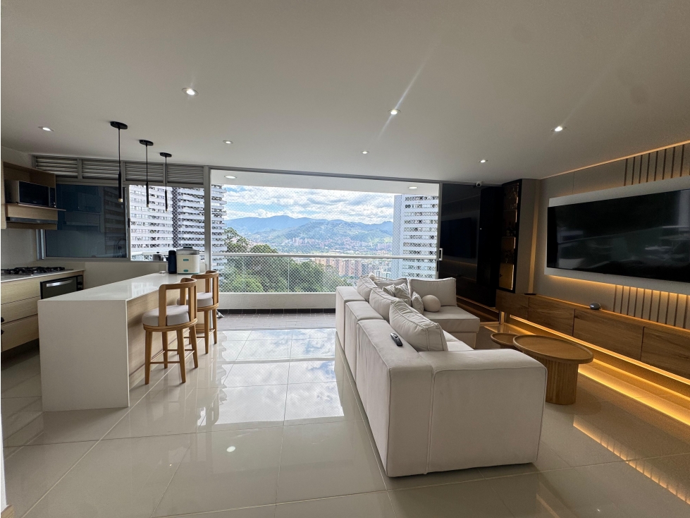 VENTA APARTAMENTO LOMA DEL INDIO, VISTA CIUDAD. PISO MEDIO