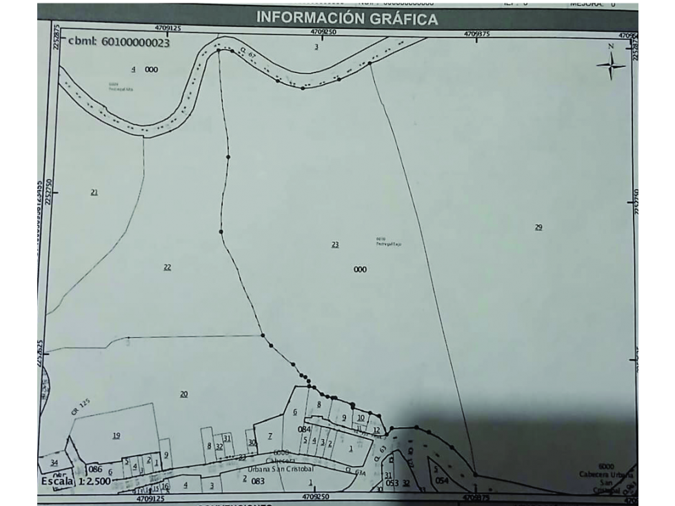 Vende Lote Sub-urbano San Cristobal