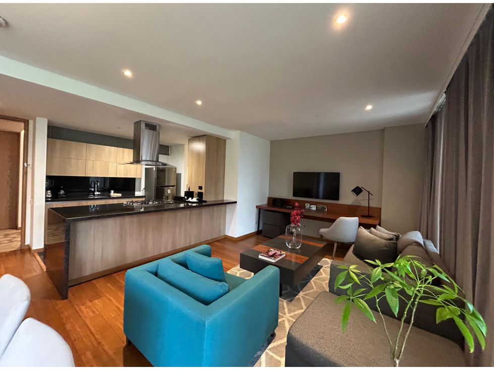 Apartamento suite Hotelera con matricula independiente- El tesoro