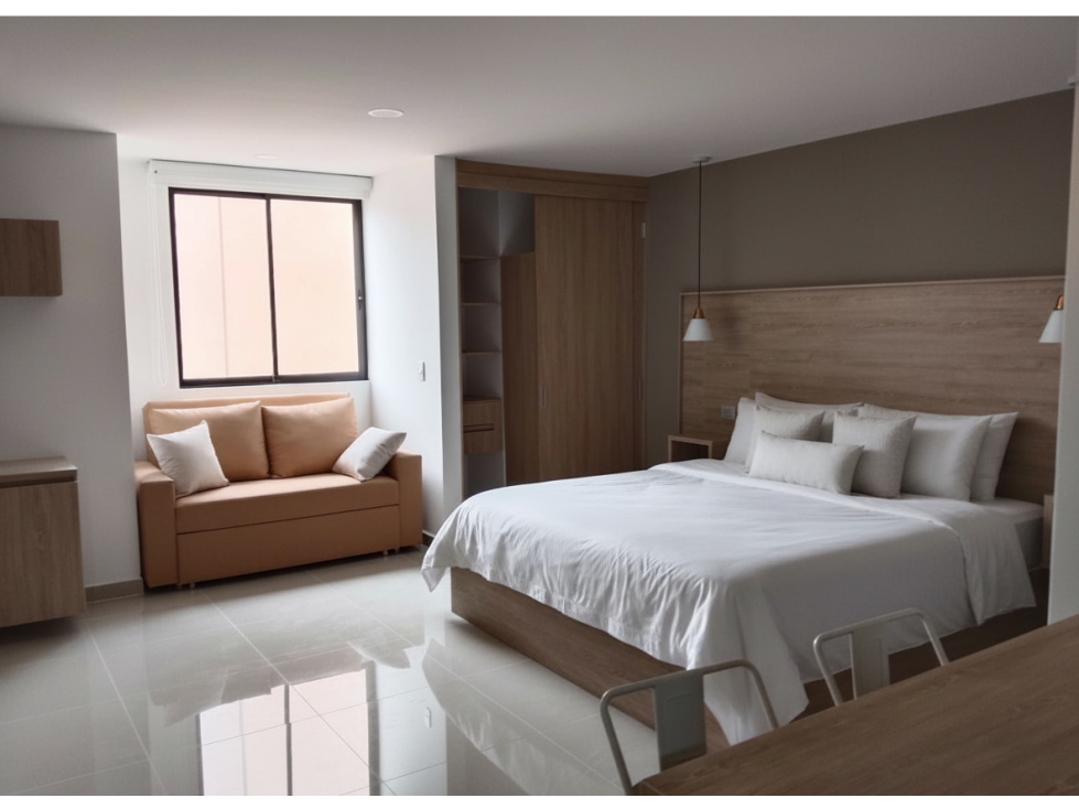 Vende Aparta Loft- amoblado con permiso para rentas cortas- Laureles — foto 5