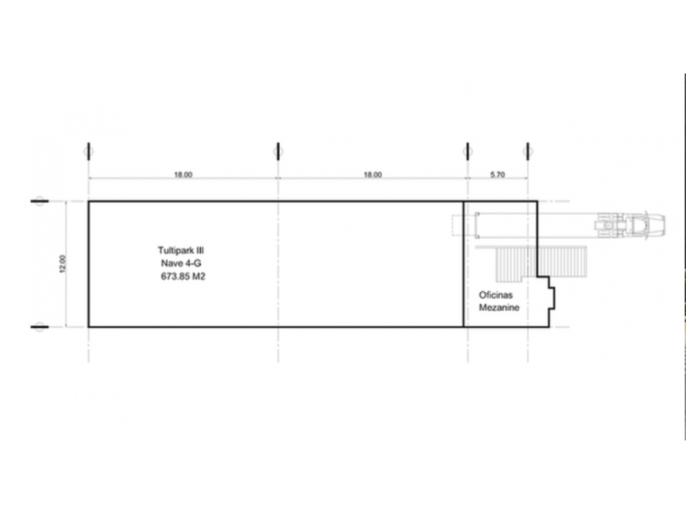 Renta Nave en TultItlan 673.85 m2 - 2