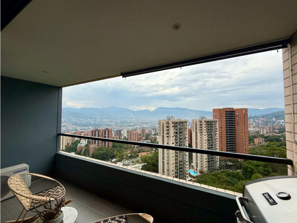 SE RENTA APARTAMENTO AMOBLADO 98m2 SECTOR VÍA LINARES, POBLADO — foto 3