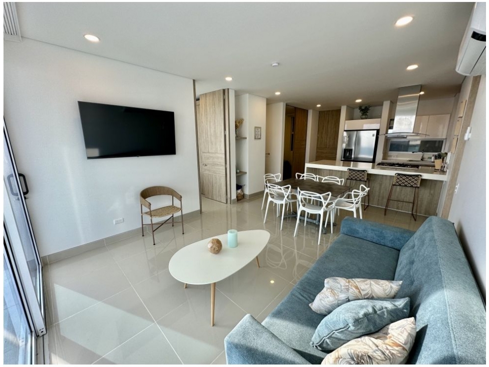 Venta apartamento amoblado frente al mar uso turismo Playa Salguero — foto 3
