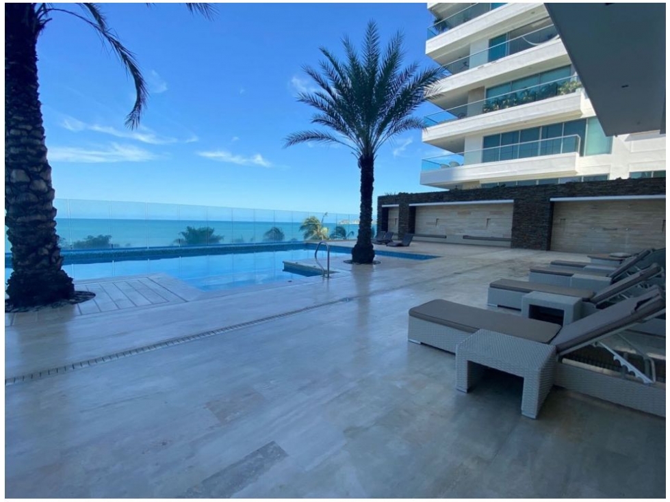 Venta de apartamento en edificio frente al mar -CA