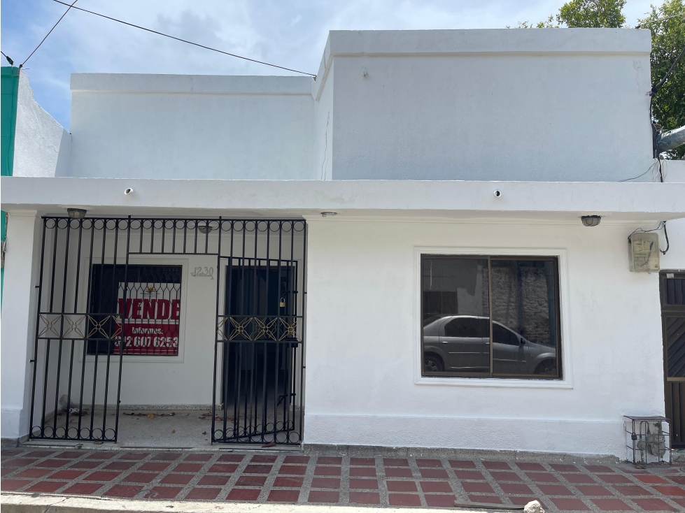 Venta de casa de 1 piso en Cundí Santa Marta