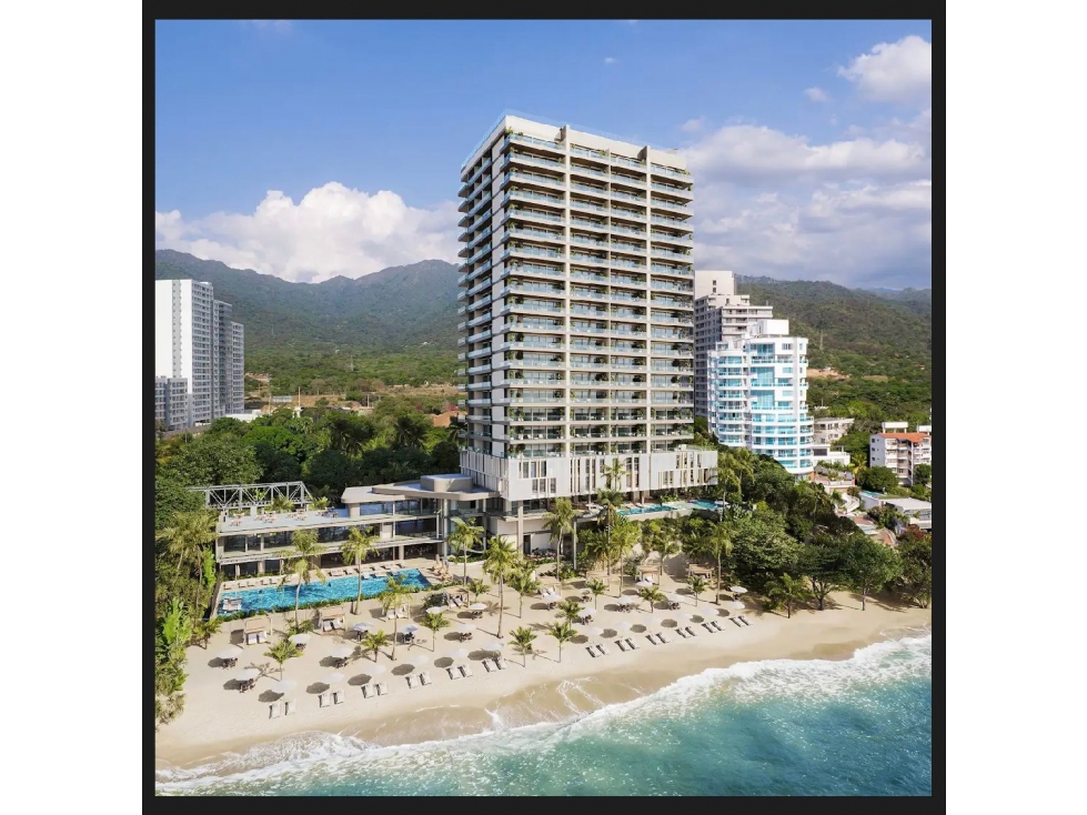 Venta de apartamento / permiso renta turística / Primera línea playa