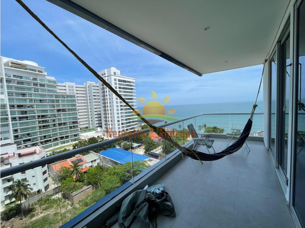 Apartamento amoblado en arriendo, vista al mar, Playa Salguero-02