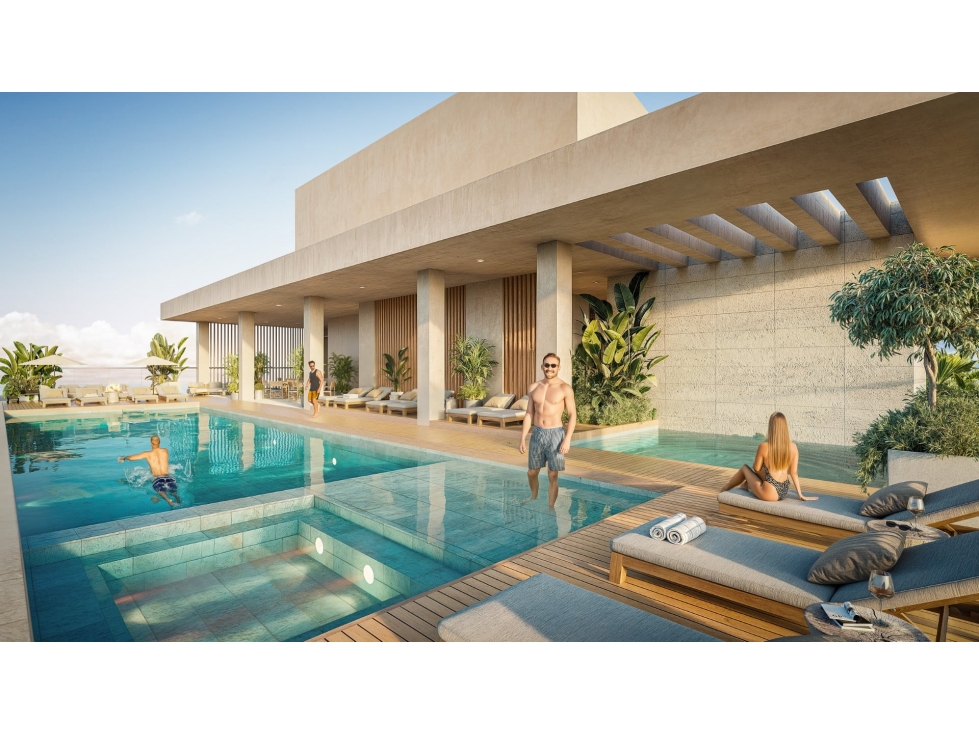 Venta de apartamentos sobre planos en Playa Salguero - vista al mar
