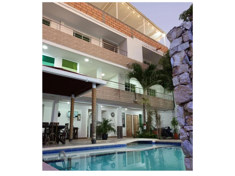 En venta casa campestre con 7 alcobas, amoblada, sector de Gaira|02 - 1