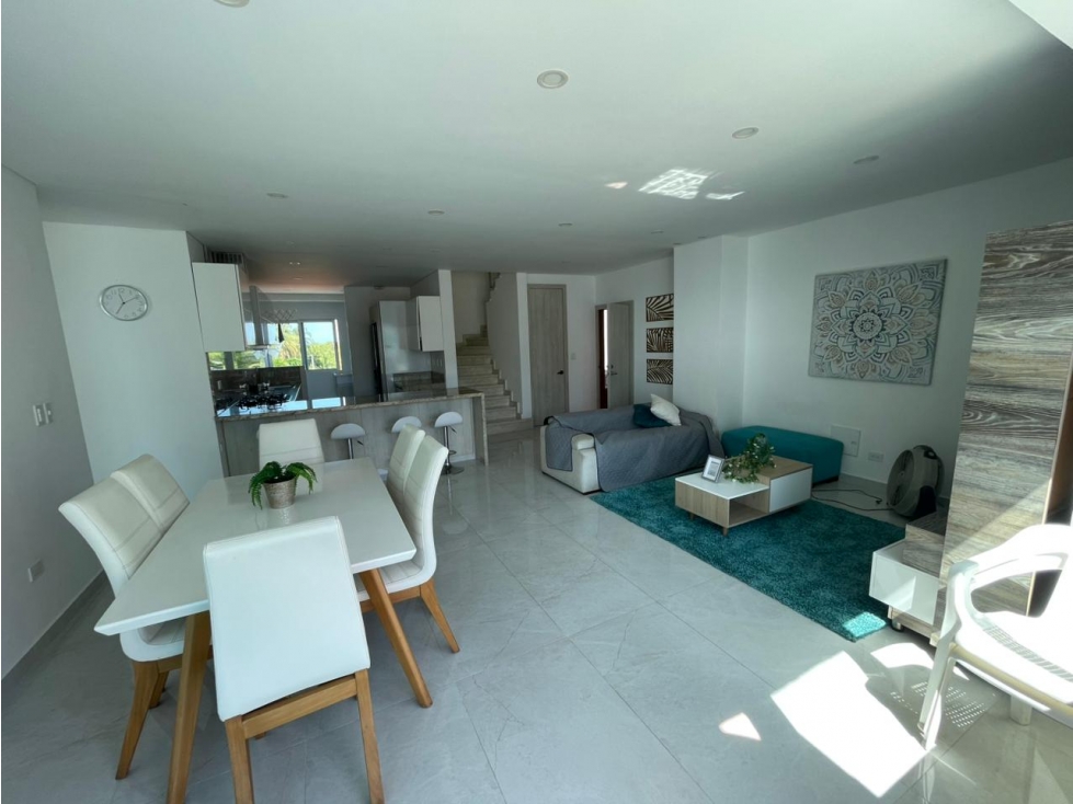 Venta de penthouse duplex frente al mar en Don Jaca-Santa Marta/LN — foto 4