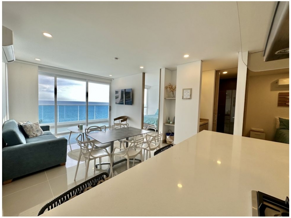 Venta apartamento amoblado frente al mar uso turismo Playa Salguero — foto 5