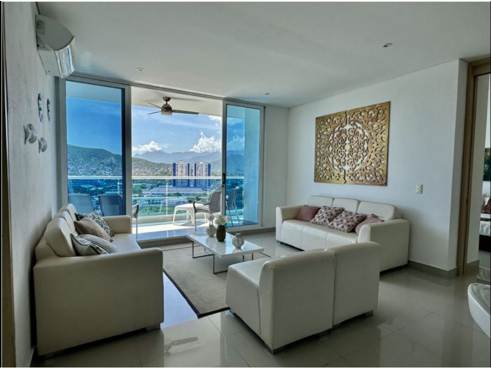 Venta de apartamento permiso turístico Playa Salguero Santa Marta MS — foto 5