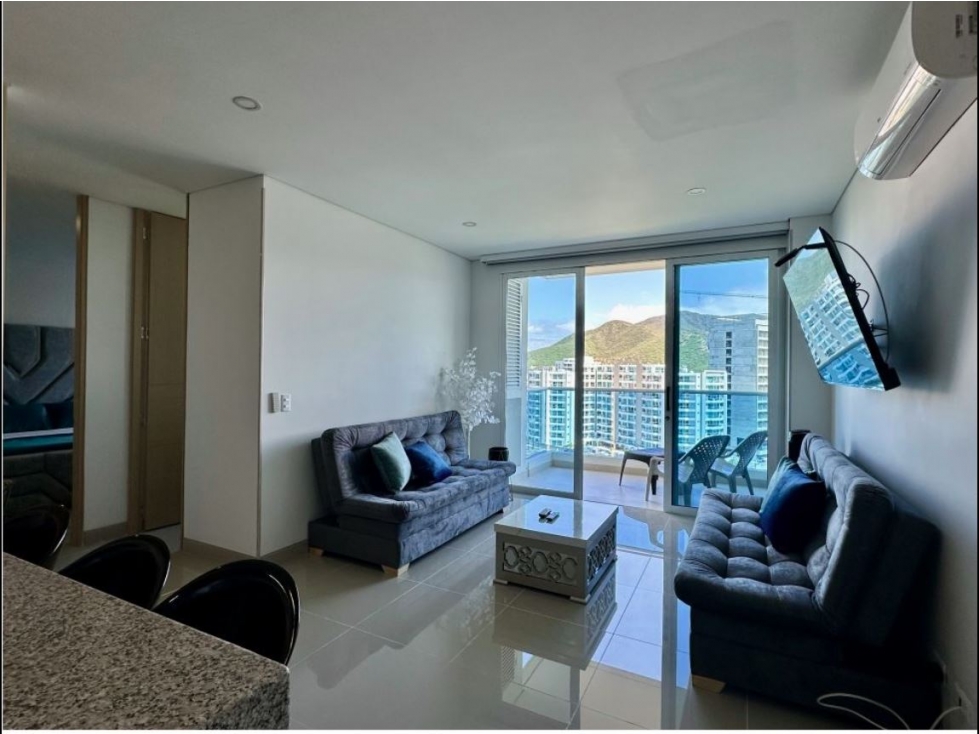 Venta de apartamento permiso turistico frente al mar Playa Salguero — foto 3