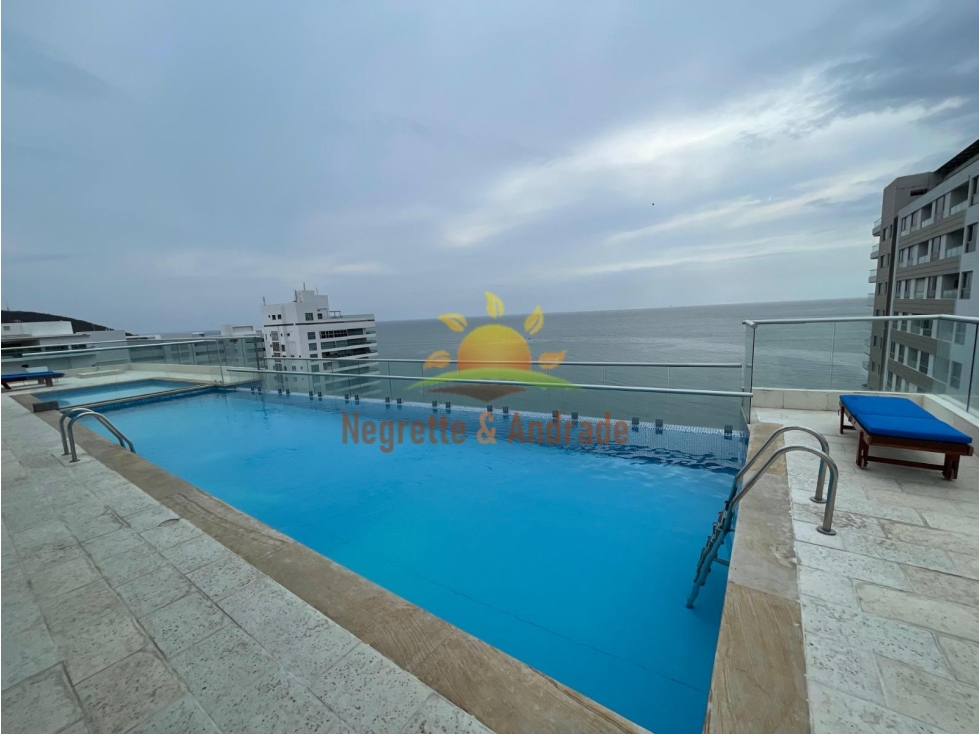 Apartamento amoblado en arriendo, vista al mar, Playa Salguero-02 — foto 6