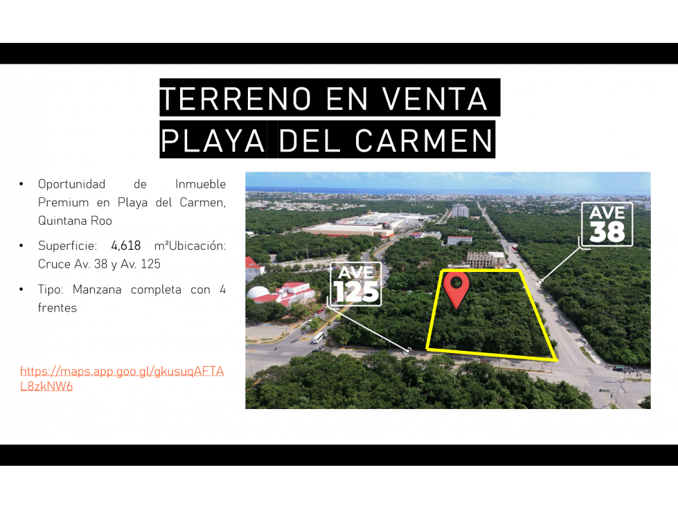 OPORTUNIDAD LOTE EN VENTA PLAYA DEL CARMEN - 1