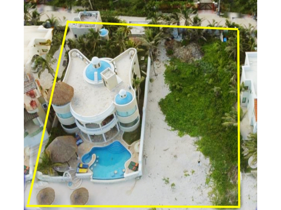 2000 M2 DE TERRENO Y VILLA DE LUJO FRENTE AL MAR EN TULUM — foto 3